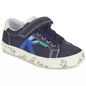 Image of Kickers GODY boys's Childrens Shoes (Trainers) in Blue. Sizes available:7 toddler