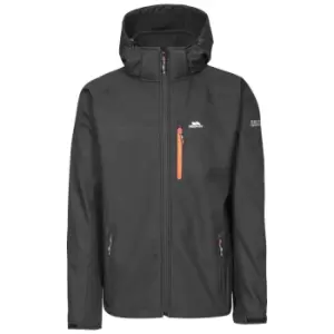 Image of Trespass Mens Desmond TP75 Softshell Jacket (XS) (Black)