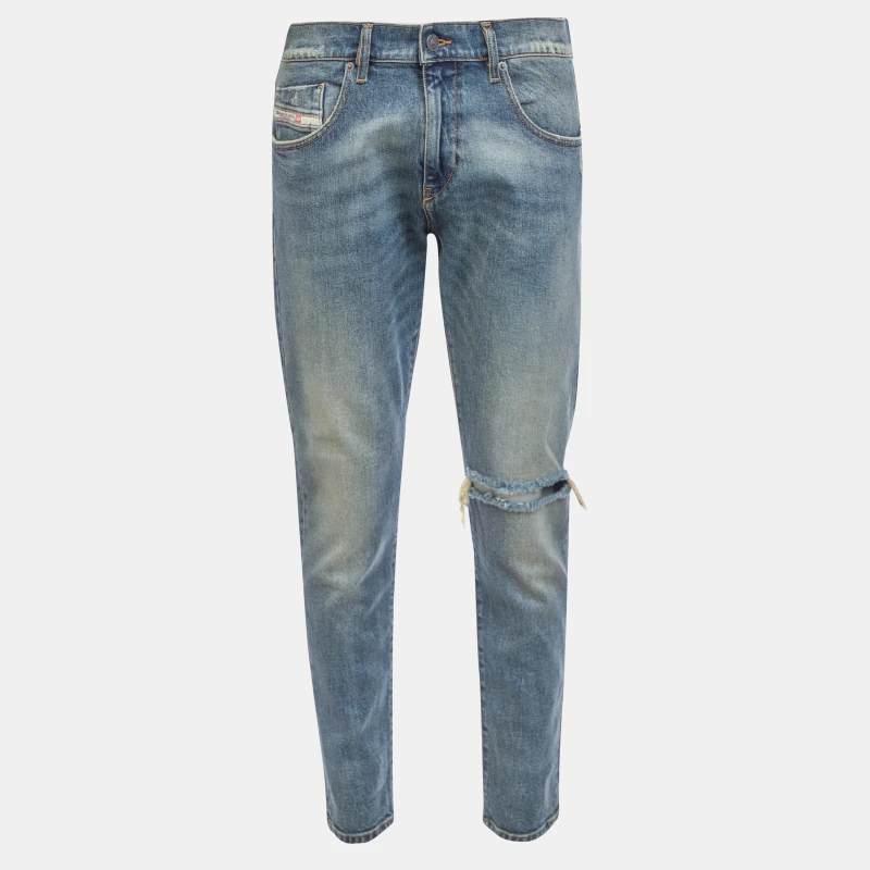 Image of Diesel 2019 D-Strukt Slim-Fit Jeans Blue male 28S