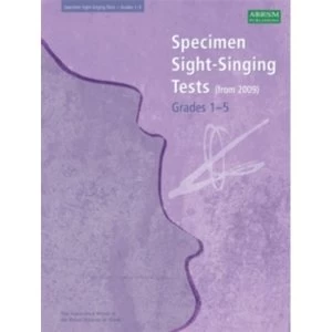 Image of Specimen Sight-singing Tests: Grades 1-5 by Associated Board of the Royal Schools of Music (Sheet music, 2008)