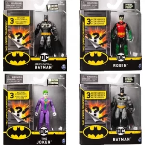 Image of DC Comics Batman 4" Action Figures (1 At Random)