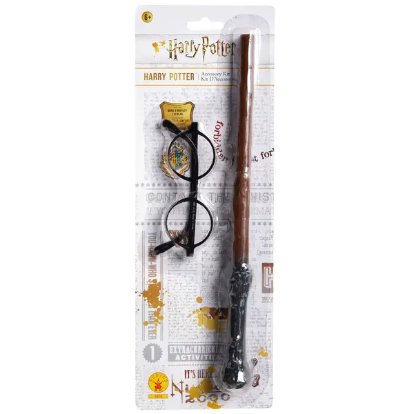 Image of Harry Potter Wand and Glasses Set