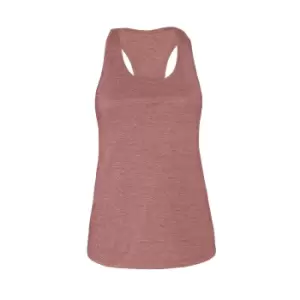 Image of Bella + Canvas Womens/Ladies Heather Jersey Racerback Tank Top (S) (Heather Mauve)