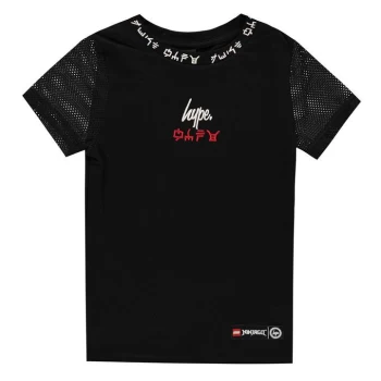 Image of Hype x LEGO Ninjago Dragon T Shirt Junior - Black/White