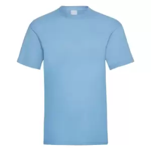 Image of Mens Value Short Sleeve Casual T-Shirt (Medium) (Light Blue)