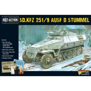 Image of Sd.Kfz 251/9 Ausf D (Stummel) half-track (+ Markers)