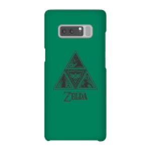 Image of Nintendo The Legend Of Zelda Triforce Phone Case - Samsung Note 8 - Snap Case - Matte