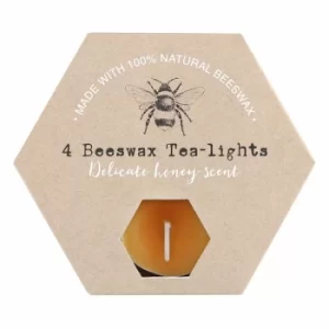 Image of Set of 4 Beeswax Tealights