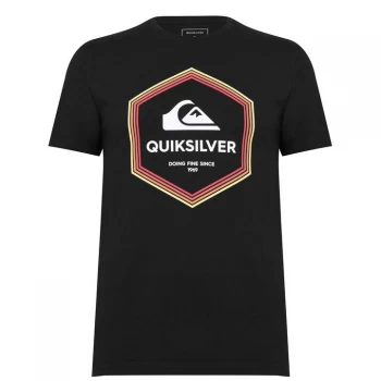 Image of Quiksilver Lotus T Shirt Mens - Black