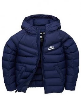 Image of Nike Kids B Nsw Filled Jacket - Navy/White