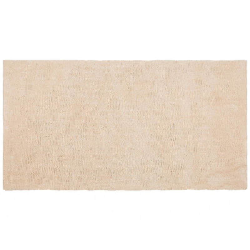 Image of Beliani Shaggy Rug Demre Light Beige 80 X 150 Cm