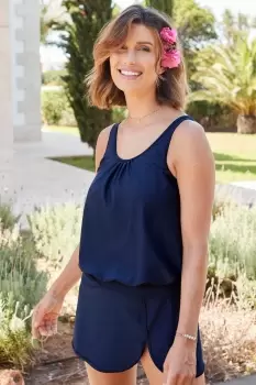 Image of Scoop Neck Tankini Top