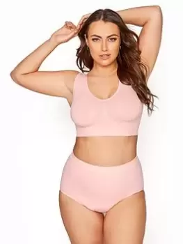 Image of Yours Seamless Control Brief Pink, Size 26-28, Women
