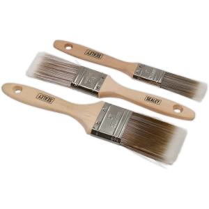 Image of Sealey 3 Piece Paint Brush Set