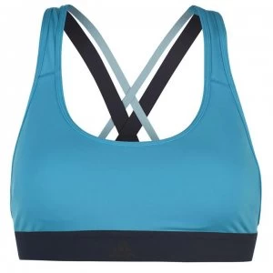 Image of adidas Dont Rest X Bra Ladies - Shock Cyan