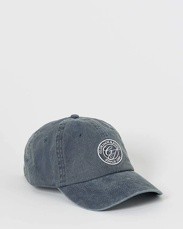 Image of jack & jones Jack & Jones Soft Base Club Logo Cap Navy - JACK & JONES - Size: ONE SIZE Navy Male ONE SIZE JA03301