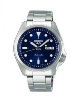 Image of Seiko Seiko Blue Sunray Daydate Automatic Dial Stainless Steel Bracelet Mens Watch