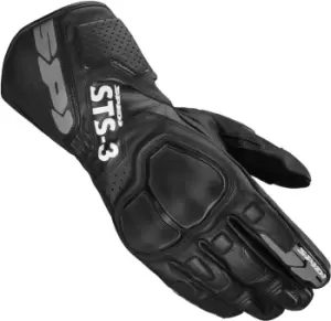 Image of Spidi STS-3 Motorcycle Gloves, black, Size S, black, Size S