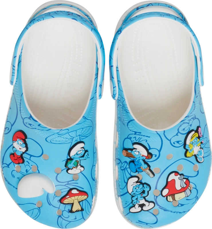 Image of Crocs Kids Smurfs Classic Clogs Multi J2