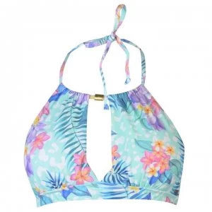 Image of SoulCal Tropical Halter Neck Bikini Top - Tropical