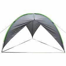 Image of Charles Bentley Camping Compact Event Shelter Grey and Blue Polyester, PE, Fibreglass, Steel