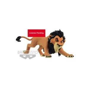 Image of Lion King Scar Disney Fluffy Puffy Mini Figure