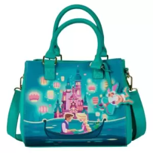 Image of Loungefly Disney Tangled Princess Castle Cross Body Bag