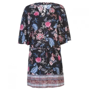 Image of Seafolly Water Garden Kaftan Ladies - BLACK