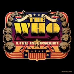 Image of The Who - Live in Concert Single Cork Coaster
