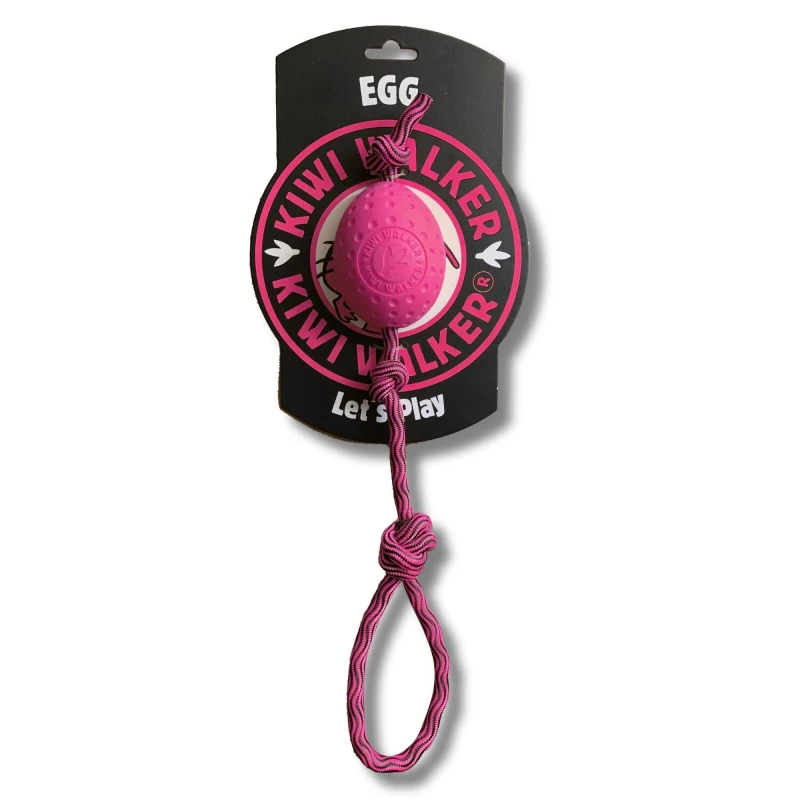 Image of Kiwi Walker Dog Tug Toy Pink unisex One Size