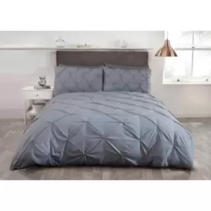 Image of Rapport Home Furnishings Single Balmoral Duvet Set Silver