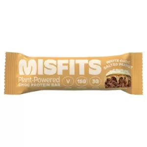Image of Misfits White Chocolate Salted Peanut Vegan Protein Bar, 15g