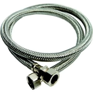 Image of Wickes Flexible Tap Connector - 15 x 12 x 1000mm