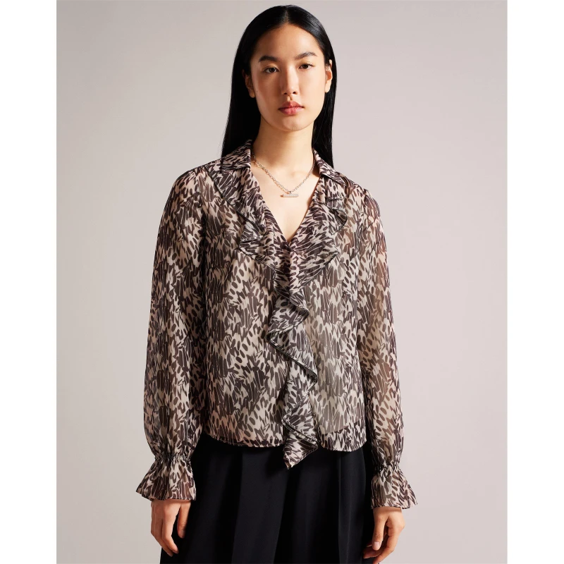 Image of Ted Baker Bertei Blouse - Pink Pink 6