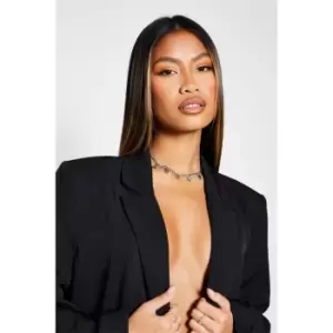 Image of I Saw It First Mini Butterfly Diamante Necklace - Metallics