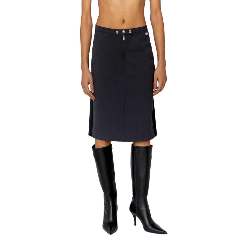 Image of Diesel O-Omal Skirt Grey female 40 inch