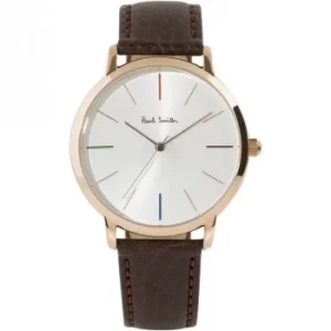 Image of Unisex Paul Smith MA Small Leather Strap Watch