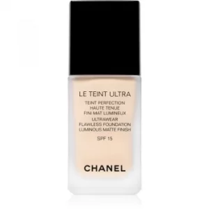 Image of Chanel Le Teint Ultra Long-Lasting Mattifying Foundation SPF 15 Shade 10 Beige 30ml