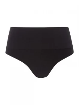 Image of Spanx Everyday shaping panties thong Black