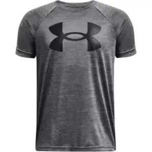 Image of Under Armour Armour Tech Twist Short Sleeve Tee Junior Boys - Grey