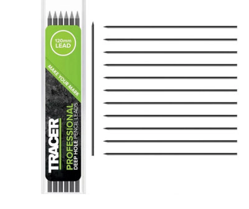 Image of Tracer Replacement Graphite Leads for Deep Hole Construction Pencil ALP1 Colour: Graphite
