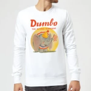 Image of Dumbo Flying Elephant Sweatshirt - White