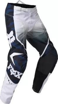 Image of FOX 180 Nuklr Youth Motocross Pants, blue, Size 24, blue, Size 24