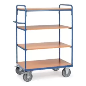 Image of Slingsby Melamine Shelved Trolley 1500MM High With 4 x 600MM Deep Shelves