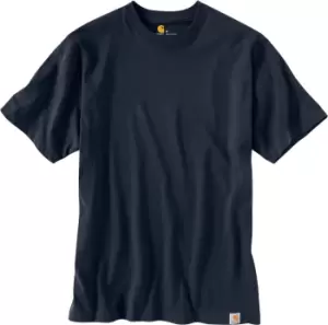 Image of Carhartt Workwear Solid T-Shirt, blue Size M blue, Size M