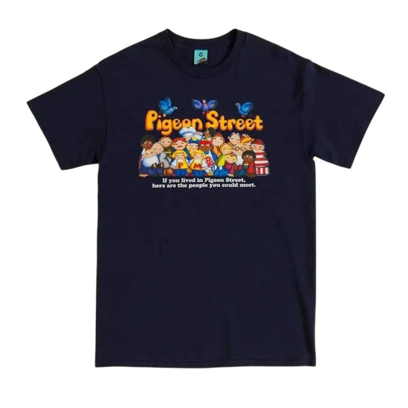 Image of Pigeon Street Mens Navy T-Shirt Size: Medium Navy Male M