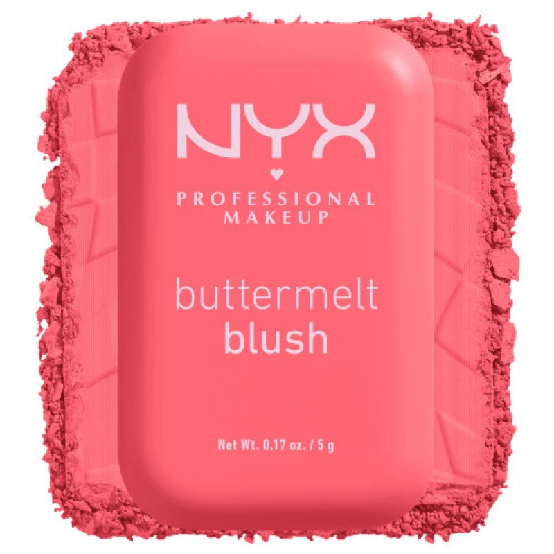 Image of NYX Professional Makeup Buttermelt Powder Blush up to 12H Wear, Fade and Transfer Resistant (Various Shades) - U Know Butta