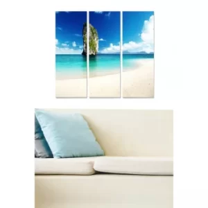 Image of MDF93596740 Multicolor Decorative MDF Painting (3 Pieces)