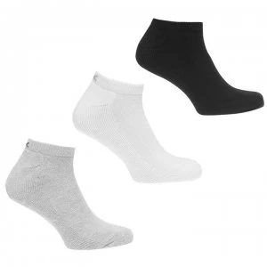 Image of Calvin Klein Liner Socks 3 Pack - Blk/Wht/Gry