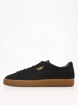 Image of Puma Suede Gum - Black, Size 9, Men